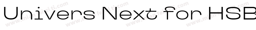 Univers Next for HSBC W10 Regular字体转换